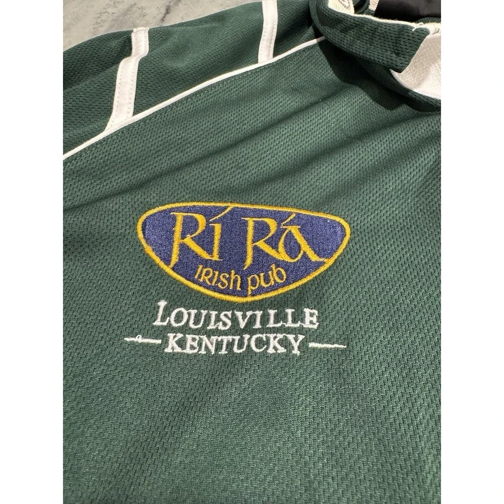 MENS LFR IRELAND Rugby SHIRT Live For Rugby Irish Heavy Duty JERSEY Size L